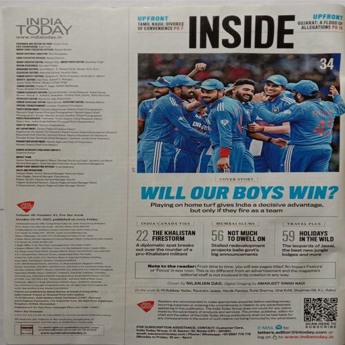 India Today (October 9, 2023)