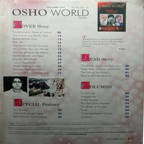 Osho World (December 2010)