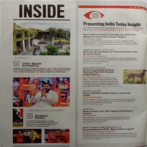 India Today (November 21, 2022)