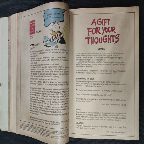 ( 12 in 1 Single Binding ) Chandamama  . Edition : - { 1. Chandamama ( Vol. 04 , No. 13 ) , 2. Chandamama ( Vol. 04 , No. 08 ) 3. Chandamama ( Vol. 04 , No. 15 ) , 4. Chandamama ( Vol. 04 , No. 16 ) , 5. Chandamama ( Vol. 04 , No. 17 ) , 6. Chandamama ( Vol. 04 , No. 18 ) , 7. Chandamama ( Vol. 04 , No. 19 ) , 8. Chandamama ( Vol. 04 , No. 20 ) , 9. Chandamama ( Vol. 04 , No. 21 ) , 10. Chandamama ( Vol. 04 , No. 22 ) , 11. Chandamama ( Vol. 04 , No. 23 ) , 12. Chandamama ( Vol. 04 , No. 24 ) }.