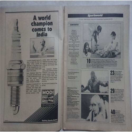 Sports World ( 6 - 12 April, 1988 )