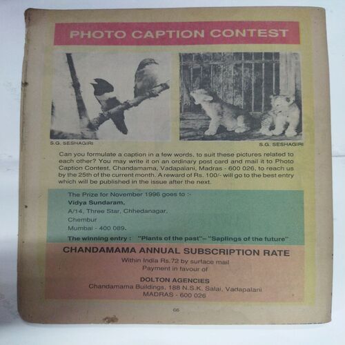 Chanda  Mama  ( February 1997) (Coverless)