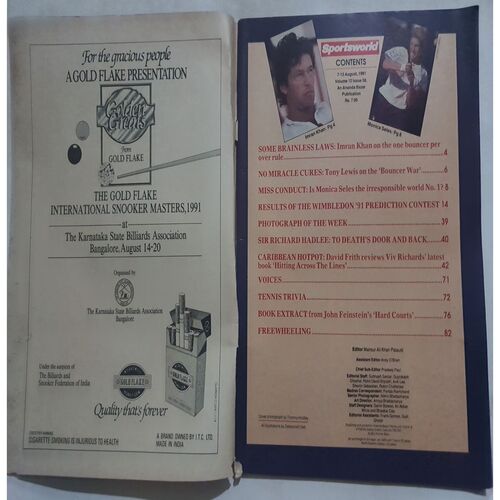 Sports World ( 7 - 13 August, 1991 )