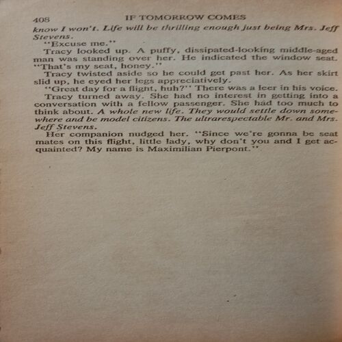 If Tomorrow Comes (By Sidney Sheldon)
