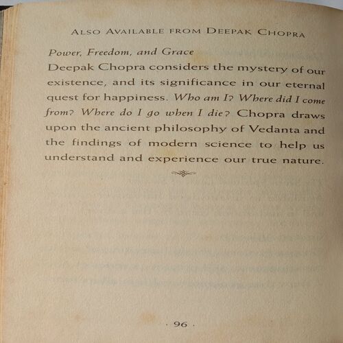 The Seven Spiritual Laws  Of Success (By Deepak Chopra)