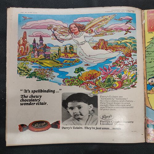 ( 8 In 1 Single Binding ) Chandamama . Edition :- { 1. Chandamama ( Vol. 05 , No. 01 ) , 2. Chandamama ( Vol. 05 , No. 02 ) , 3. Chandamama ( Vol. 05 , No. 03 ) , 4. Chandamama ( Vol. 05 , No. 04 ) , 5. Join The Goldspotters' Mickey Mouse Club , 6. Chandamama ( 5 May - 1981 ) , 7. Chandamama ( 20 December 1981 ) , 8. Chandamama ( 20 May 1982 ) } .
