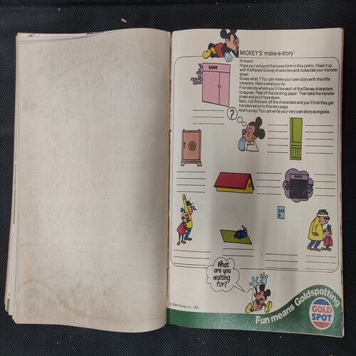 ( 8 In 1 Single Binding ) Chandamama . Edition :- { 1. Chandamama ( Vol. 05 , No. 01 ) , 2. Chandamama ( Vol. 05 , No. 02 ) , 3. Chandamama ( Vol. 05 , No. 03 ) , 4. Chandamama ( Vol. 05 , No. 04 ) , 5. Join The Goldspotters' Mickey Mouse Club , 6. Chandamama ( 5 May - 1981 ) , 7. Chandamama ( 20 December 1981 ) , 8. Chandamama ( 20 May 1982 ) } .