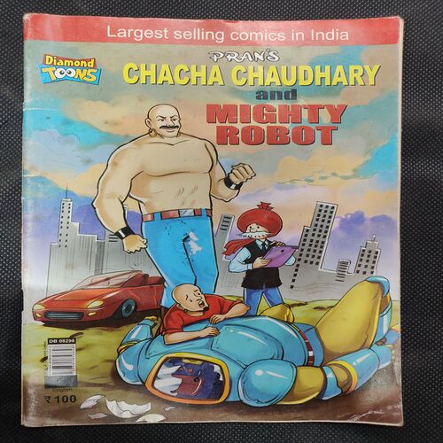 Pran's Chacha Chaudhary And Mighty Robot .