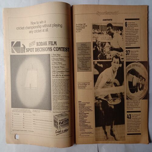Sports World ( 23 - 29 September, 1987 )