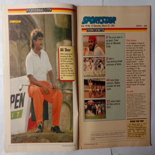 Sport Star ( Saturday, March 27, 1993 )