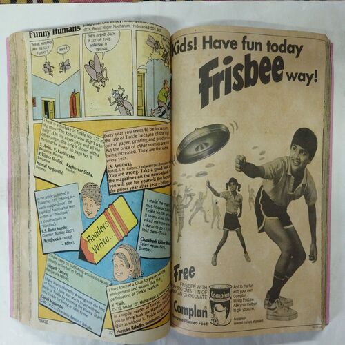 Tinkle Binding  ( No. 191 / No. 192 / No. 193 / No. 194 / No. 195 / No. 196 / No. 197 / No. 198 Front Cover missing / No. 199 / No. 200 ).