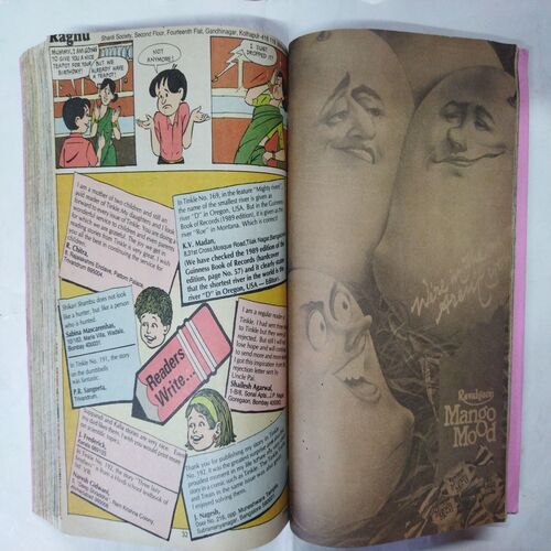Tinkle Binding  ( No. 191 / No. 192 / No. 193 / No. 194 / No. 195 / No. 196 / No. 197 / No. 198 Front Cover missing / No. 199 / No. 200 ).