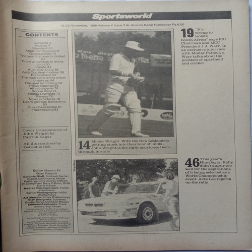 Sports World ( 16-22 November, 1988 )