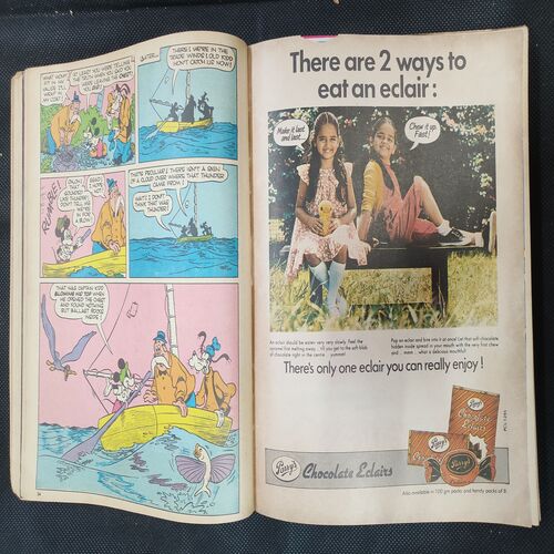 ( 12 In 1 Single Binding ) Chandamama . Edition :- { 1. Chandamama ( Vol. 04 , No. 01 ) 12th October 1983 , 2. Chandamama ( Vol. 04 , No. 02 ) 5th November 1983 , 3. Chandamama ( Vol. 04 , No. 03 ) 20th November 1983 , 4. Chandamama ( Vol. 04 , No. 04 ) 5th December 1983 , 5. Chandamama ( Vol. 04 , No. 05 ) 20th December 1983 , 6. Chandamama ( 78 ) , 7. Chandamama ( 79 ) , 8. Chandamama ( 80 ) , 9. Chandamama ( 81 ) , 10. Chandamama ( 82 ) , 11. Chandamama ( Vol. 04 , No. 11 )83  20th March 1984 & 12. Chandamama ( Vol. 04 , No. 12 )84 .