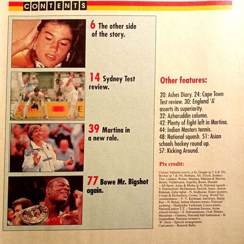 Sport Star (Sat 21 Jan 1995)