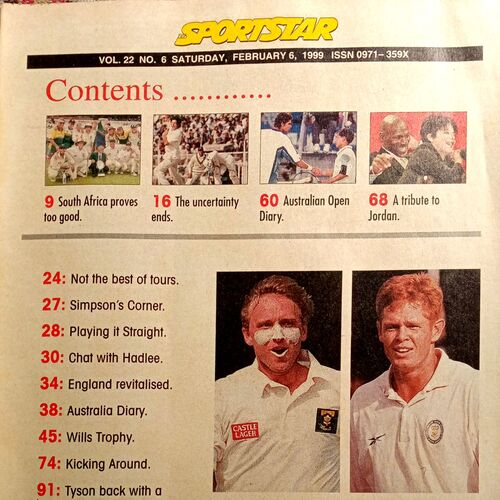 Sport Star (Sat 6 Feb 1999)