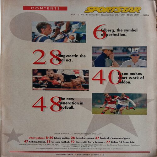 Sport Star (Saturday, September 28, 1996)