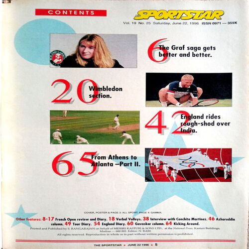 Sport Star (Sat 22 June 1996)