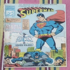 Superman . ( Vol. 02 . & No. 04 ).[ Back Cover Is Missing ].