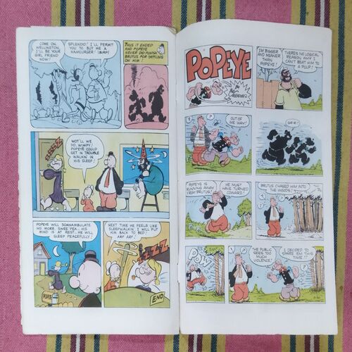 All New Popeye The Sailor .( Back Cover Is Missing ) .