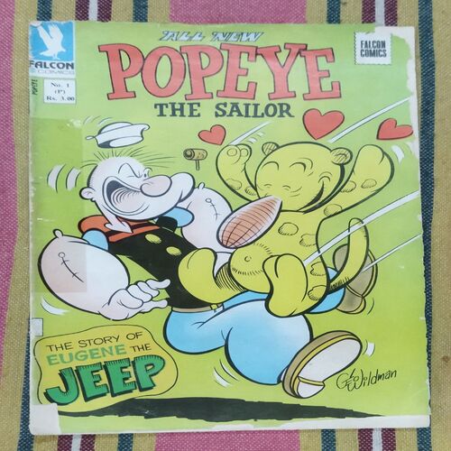 All New Popeye The Sailor .( Back Cover Is Missing ) .