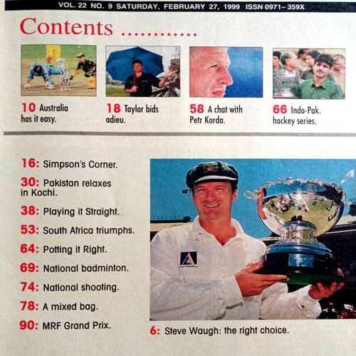 Sport Star (Sat 27 Feb 1999)