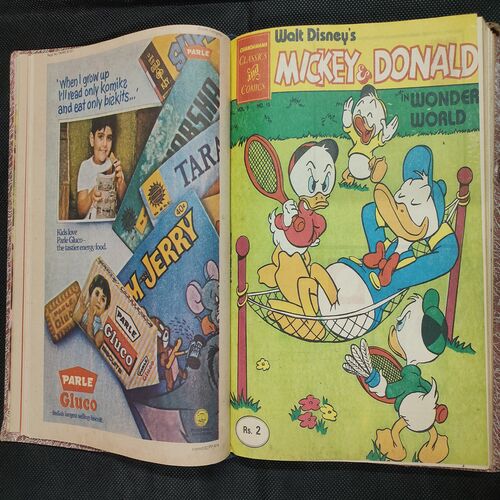 ( 10 In 1 Single Binding ) Chandamama Classics And Comics . Edition :- { 1. Chandamama ( Vol. 03 , No. 13 ). 2. Chandamama ( Vol. 03 , No. 14 ) 6-20 May 1983. 3. Chandamama ( Vol. 03 , No. 15 ) 20th May 1983. 4. Chandamama ( Vol. 03 , No. 16 ) 6-20 June 1983. 5.Chandamama ( Vol. 03 , No. 19 ) 20th July 1983. 6. Chandamama ( Vol. 03 , No. 20 ). 5th August 1983. 7. Chandamama ( Vol. 03 , No. 21 ) 20th August 1983.  8. Chandamama ( Vol. 03 , No. 22 ) 5th September 1983.  9. Chandamama ( Vol. 03 , No. 23 ) 20th September 1983 & 10. Chandamama ( Vol. 03 , No. 24 ) 5th October 1983 }.