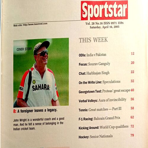 Sport Star (Sat 18 April 2005) (Free Poster Inside)
