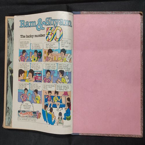 ( 10 In 1 Single Binding ) Chandamama Classics And Comics . Edition :- { 1. Chandamama ( Vol. 03 , No. 13 ). 2. Chandamama ( Vol. 03 , No. 14 ) 6-20 May 1983. 3. Chandamama ( Vol. 03 , No. 15 ) 20th May 1983. 4. Chandamama ( Vol. 03 , No. 16 ) 6-20 June 1983. 5.Chandamama ( Vol. 03 , No. 19 ) 20th July 1983. 6. Chandamama ( Vol. 03 , No. 20 ). 5th August 1983. 7. Chandamama ( Vol. 03 , No. 21 ) 20th August 1983.  8. Chandamama ( Vol. 03 , No. 22 ) 5th September 1983.  9. Chandamama ( Vol. 03 , No. 23 ) 20th September 1983 & 10. Chandamama ( Vol. 03 , No. 24 ) 5th October 1983 }.