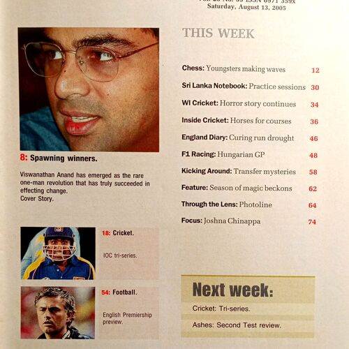 Sport Star (Sat 13 Aug 2005) (Free Poster Inside)