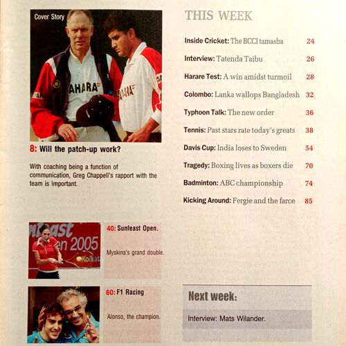 Sport Star (Sat 8 Oct 2005) (Free Poster Inside)