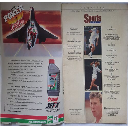 Sports World  ( 24 August - 6 September, 1994 )