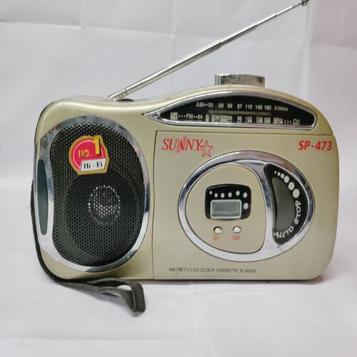 AM/FM /TV  LCD Clock Cassette Player