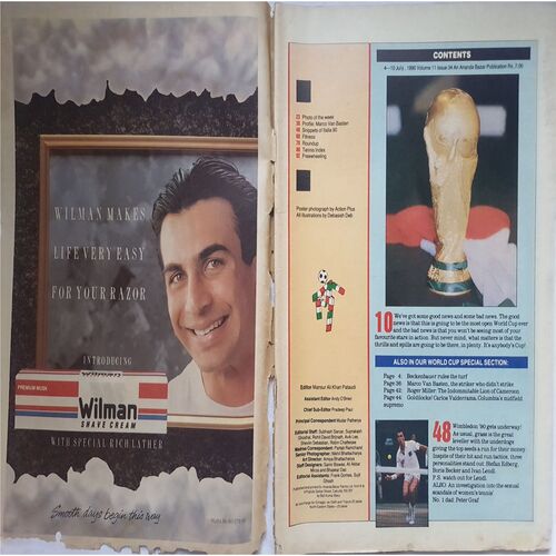 Sports World ( 4 - 10 July, 1990 )