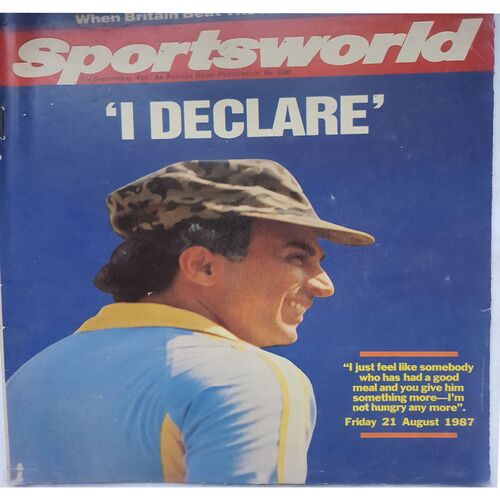 Sports World  ( 2 - 8 September, 1987  )