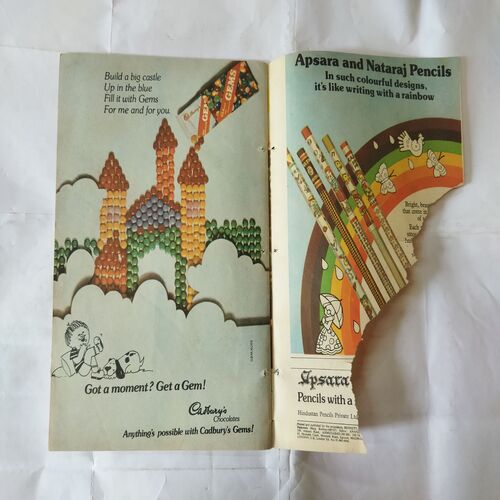 THE GOLDEN TOWER (BACK COVER BIG CUT ON LEFT SIDE)