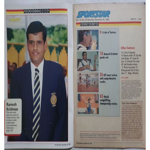Sport Star (Saturday, December 25, 1993 )