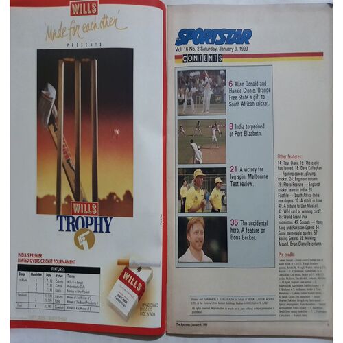 Sport Star (Saturday, January 9, 1993 )