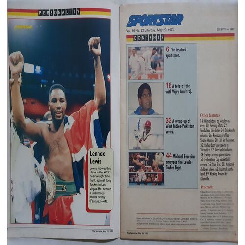 Sport Star (Saturday, May 29, 1993 )