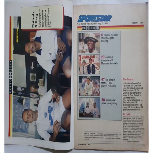 Sport Star (Saturday, May 1, 1993 )