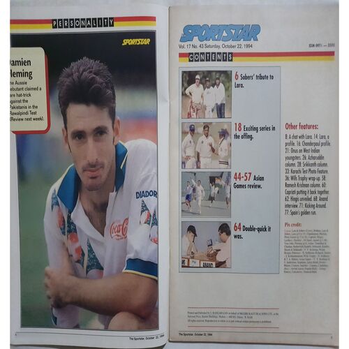 Sport Star (Saturday, October 22, 1994 )