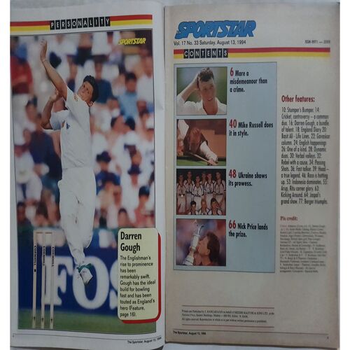 Sport Star (Saturday, August 13, 1994  )