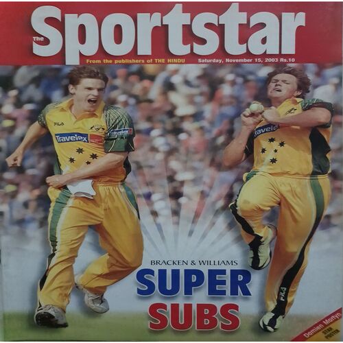 Sport Star (Saturday, November 15, 2003 )( Free Poster Inside )