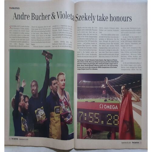 Sport Star (Saturday, September 29, 2001 )