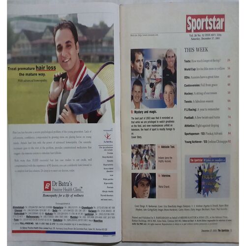 Sport Star (Saturday, December 27, 2003 )