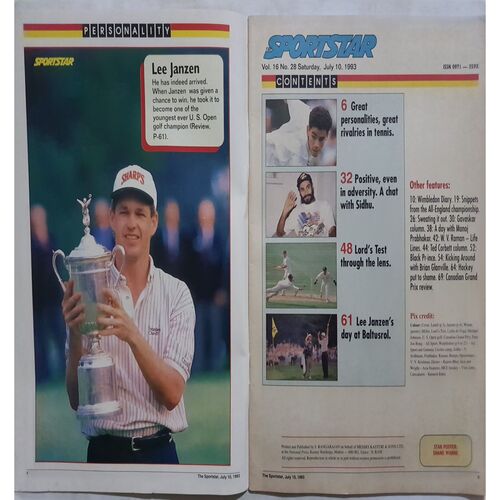 Sport Star (Saturday, July 10, 1993 )