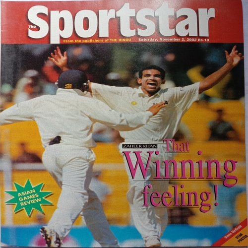 Sport Star (November 2, 2002) (Free Poster Inside)