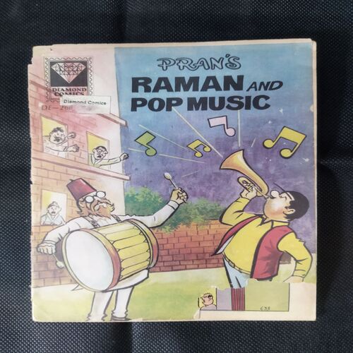 PRAN'S RAMAN AND POP MUSIC (FRONT COVER LITTLE CUT ON DOWN CORNER SIDE)