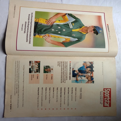 Sport Star (November 16, 2002) (Free Poster Inside)