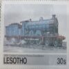 Lesotho (1940- The Santa Fe Super  Chief , U.S.A ) & 1906 Cardean ' Caledonian Railway , Great Britain & 1934 Flying Scotsman LNER , Great Britain )  Set Of 3.3cm x 15cm 3 Stemp